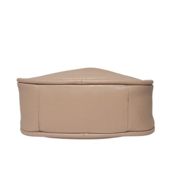 Italian Leather Women’s Large Hobo Handbag Nude Pink Made in Italy - Picture 14 of 14